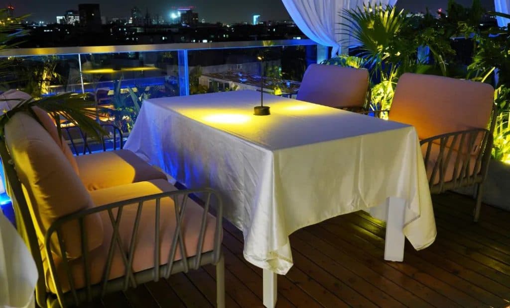 愜意情調|滿天星花賞夜趣