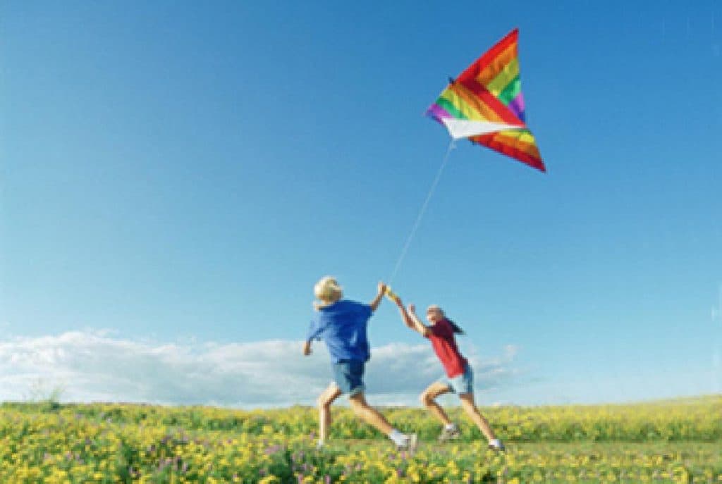 浪漫石門放風箏